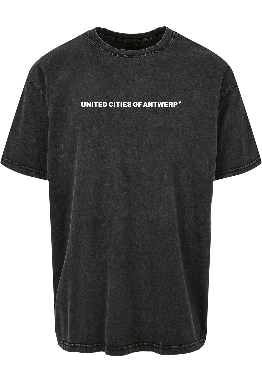 Men's oversized T wit logo - acid washed