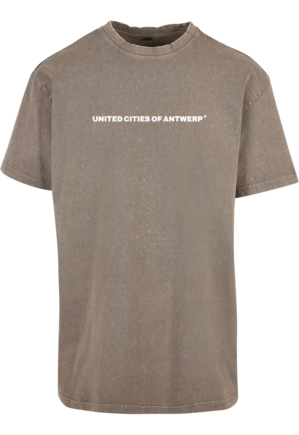 Men's oversized T wit logo - acid washed