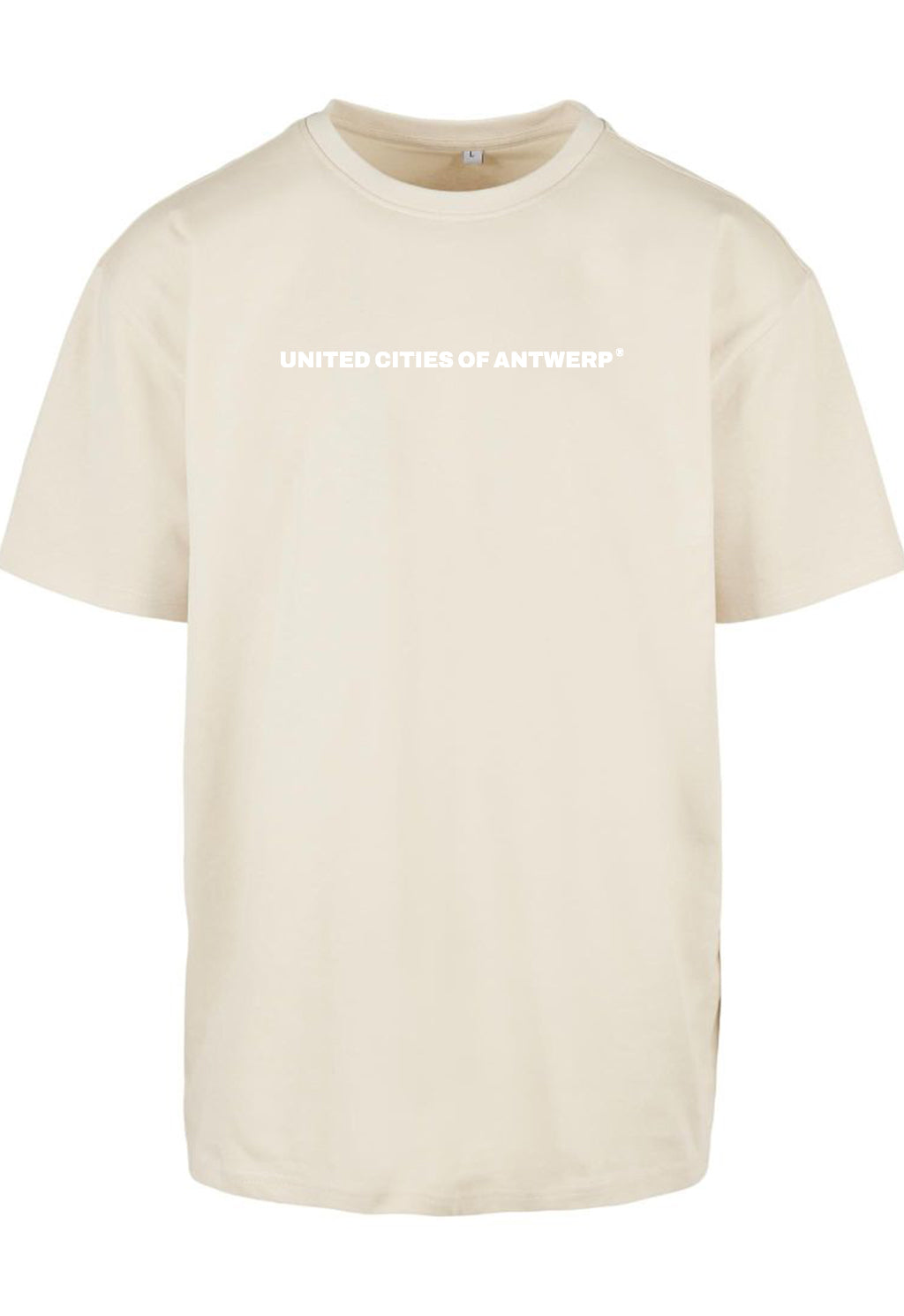 Oversized T-Shirt met wit logo