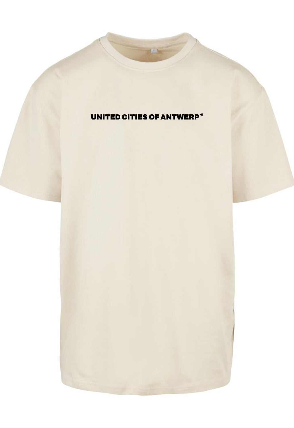 Oversized T-Shirt met zwart logo