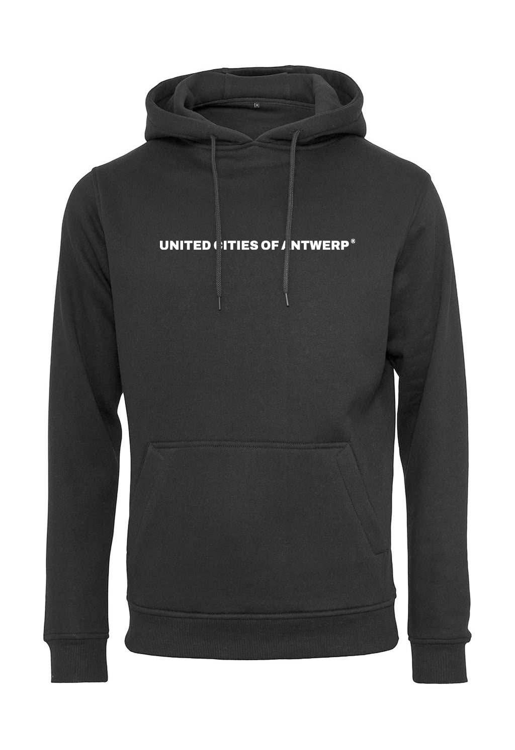 Hoodie met wit logo
