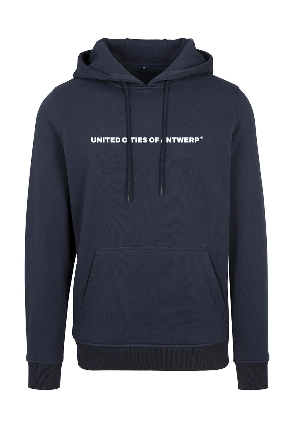 Hoodie met wit logo