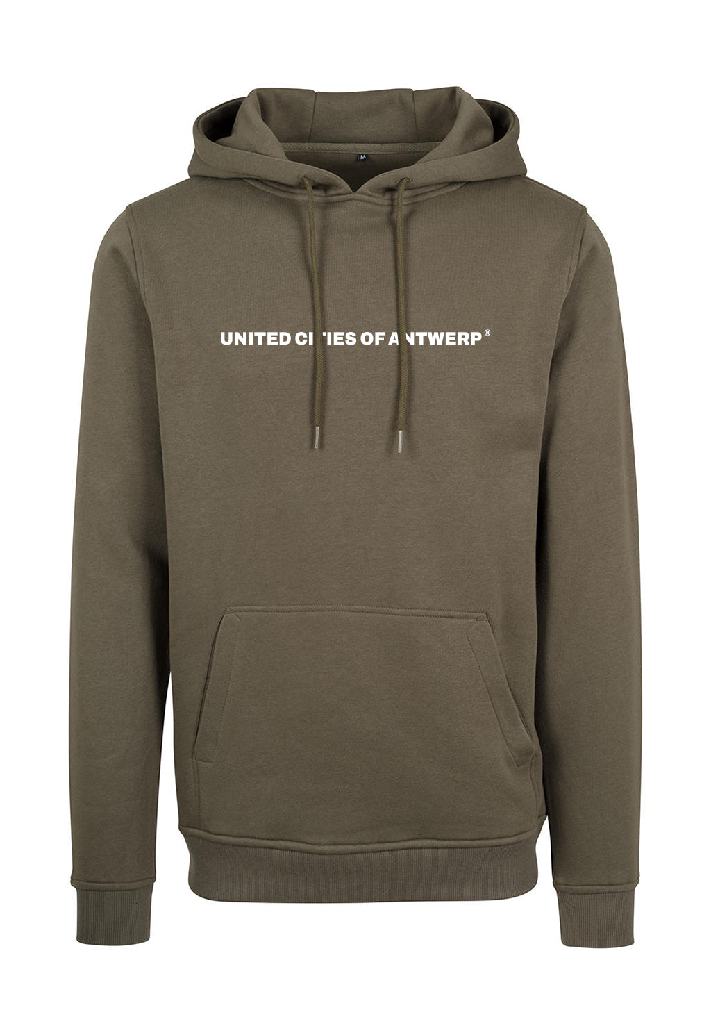 Hoodie met wit logo