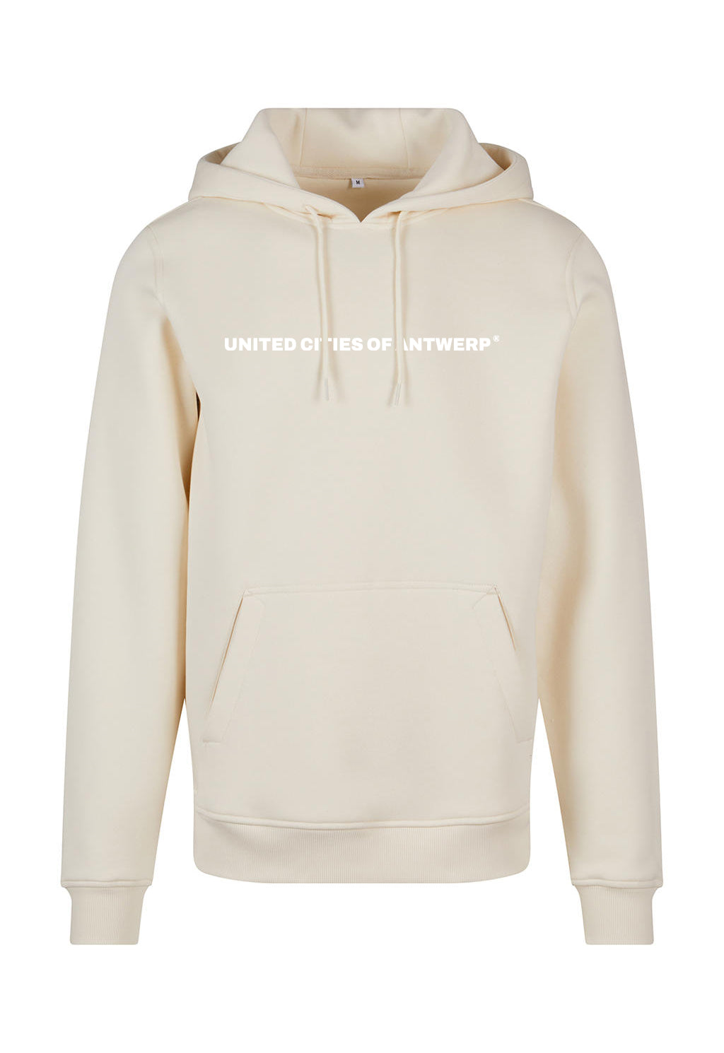 Hoodie met wit logo