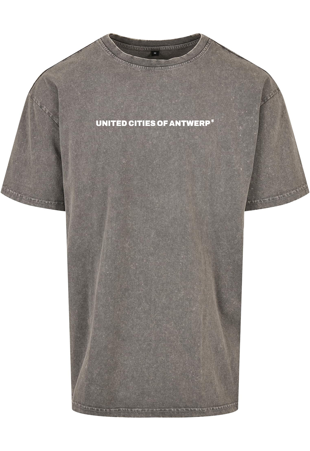 Men's oversized T wit logo - acid washed