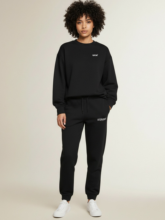 Sweatpants met geborduurd logo