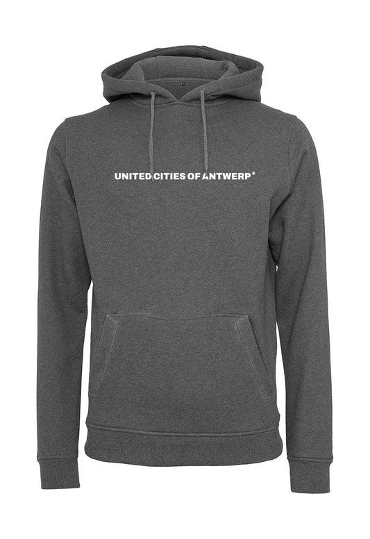 Hoodie met wit logo