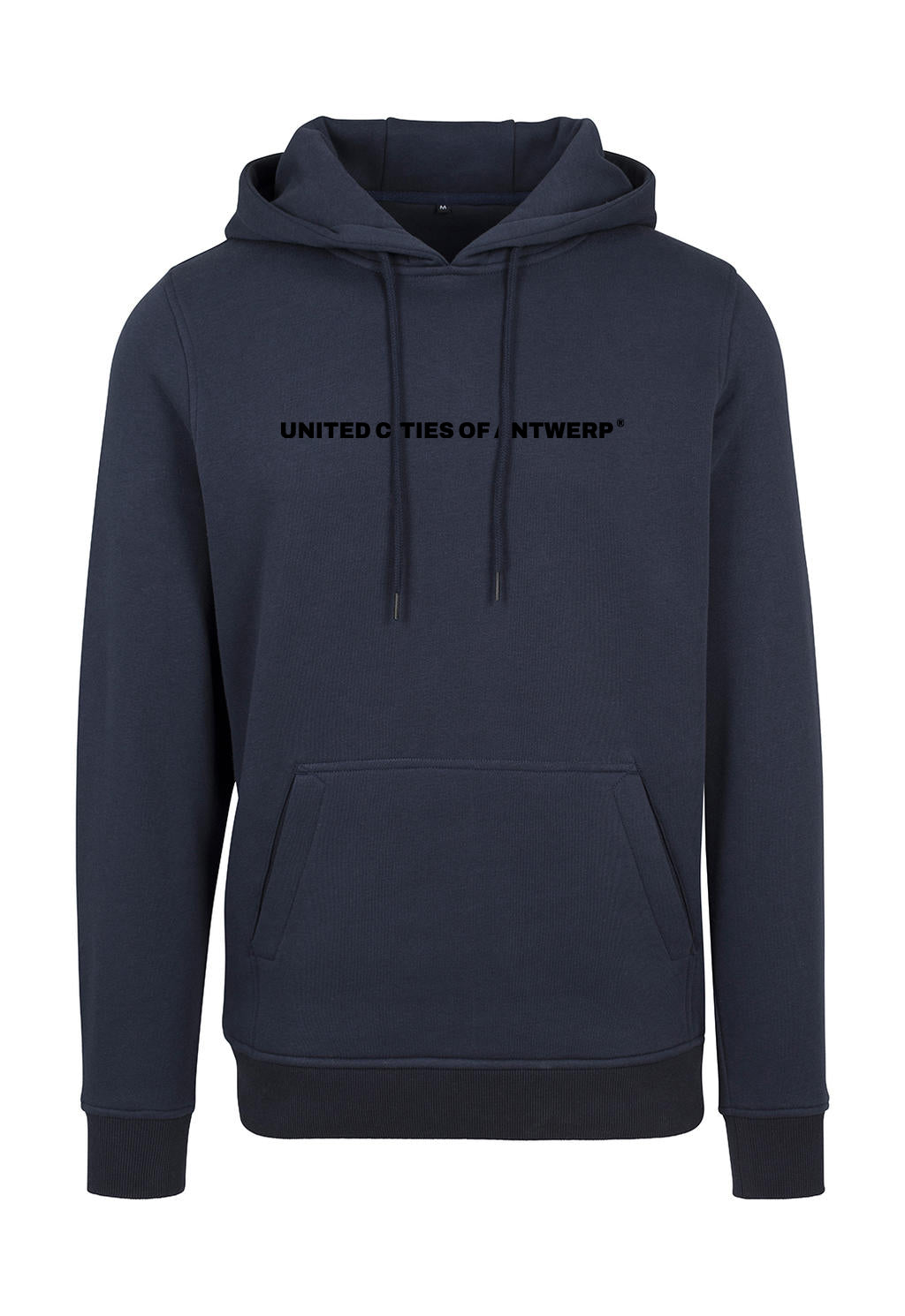 Hoodie met zwart logo