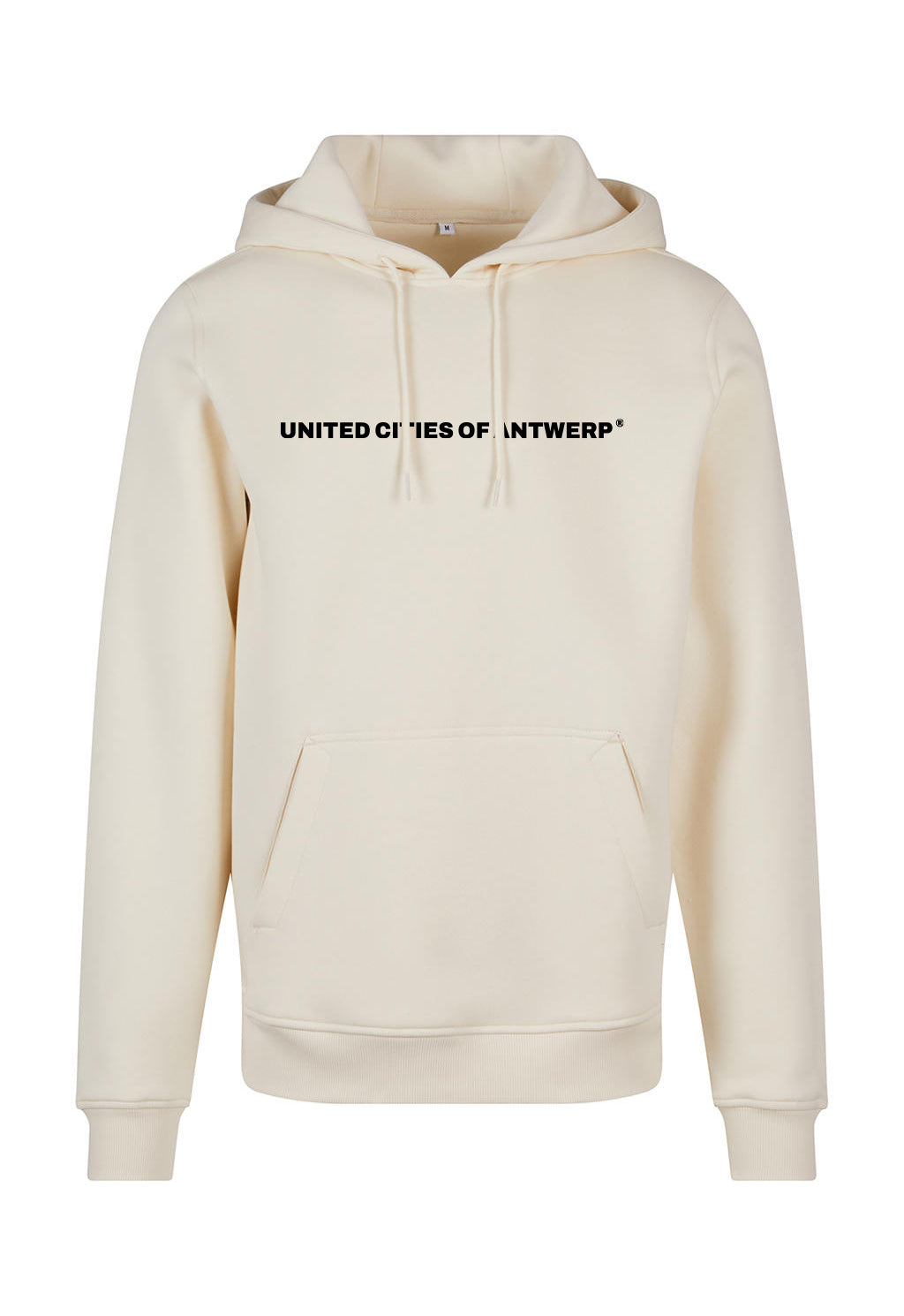 Hoodie met zwart logo