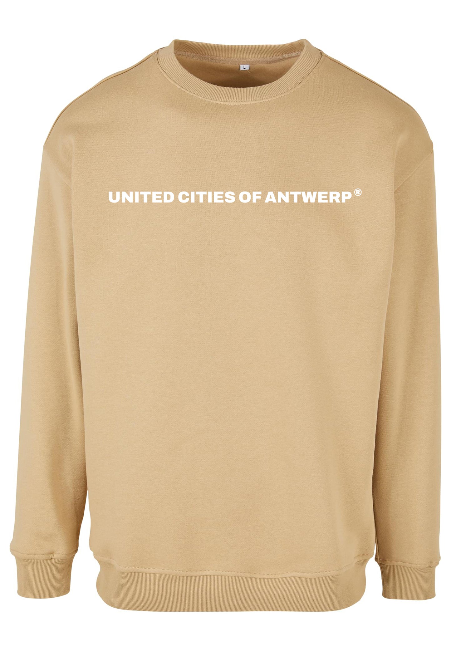 Crewneck met wit logo