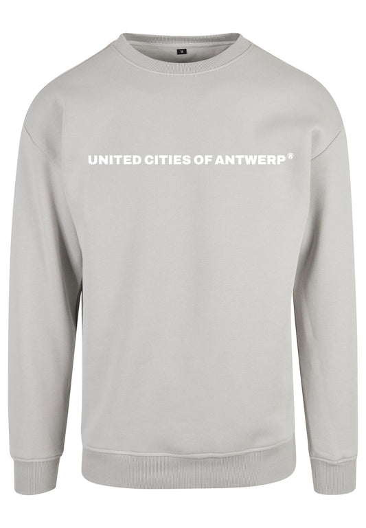 Crewneck met wit logo